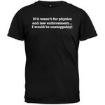 Old Glory Physics And Law Enforcement T-Shirt