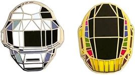 Daft Punk Enamel Lapel Pins (1")