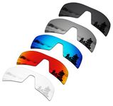 SmartVLT Set of 5 Men's Replacement Lenses for Oakley Oil Rig Sunglass Combo Pack S01