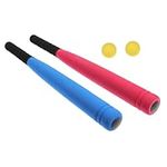 WOONEKY 1 Set Sponge Baseball Bat Toys for Toddler Mini Baseball Educational Baseball Toy Baseball Bat 3 Year Old Door Kid Red High Density Sponge (eva) Party Supplies Soft Child