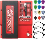 Digitech Whammy 5 Pitch Shift Pedal Bundle with 3 Patch Cables and Dunlop Variety Pick Pack