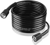 Pressure Washer Hose 25 FT×1/4", Kink Resistant Replacement Power Washer Hose, M22-14mm Female Thread, High Pressure Washer Extension Hose for Most Bands, 5800 PSI