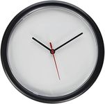 Neil Enterprises Inc. Snapins Snap Together Round Design Your Own Clock Kit, 8.5" Size, 1.25" Height, 10.25" Width, 10.25" Length, Black