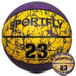 Sportfly Basketball Holographic Reflective Basketball for Night Play, Reflective PU Basketball Size 7, Glowing Flashing Reflective Indoor/Outdoor Basketball,Gifts for Men, Women, Basketball Fans