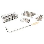 Fender Vintage/Narrow Strat Tremolo Assembly, Chrome Electric Guitar Bridge (0992070000)