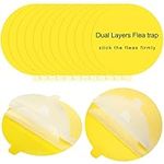 12 Pieces Flea Trap Replacements Glue Discs 2 Layers Dome Glue Board Replacement Pads, Non Toxic, 7.1 Inch Natural Glue Discs Refills for Pest Control Flea Trap