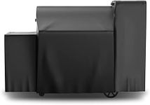 QuliMetal Grill Cover for Char-Griller Gravity 980 Charcoal Grills, Fits Model Char-Griller Gravity 9800 and 9804 Charcoal Grills, 600D, UV Resistant Smoker Cover