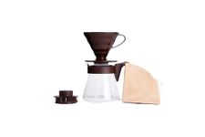 Hario V60 Pour Over Coffee Starter Kit, Size 02, Brown