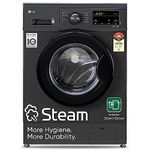 LG 9 Kg 5 Star Direct Drive Technology, Steam Wash, 6 Motion DD, Smart Diagnosis, Fully-Automatic Front Load Washing Machine (FHM1409BDM, Allergy Care, In-Built Heater, Touch Panel, Middle Black)