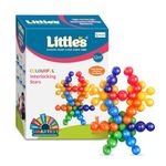 Little's Colorful Interlocking Stars | Activity & Learning Toys for Kids | Multi-Colour Toddler Activity Toys | Baby Toys | Develops fine Motor & Reasoning Skills | Kids Toys for 1 Year Old+