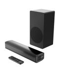Oakcastle SB40 Xtra 2.1 Soundbar with Subwoofer | Bluetooth 5.4, HDMI ARC, Optical Sound Bar for TV 90W | Home Theatre Sound System | 4 EQ Modes | Compact Soundbar Speaker for Smart TV & PC Gaming