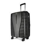 Aristocrat Airpro Check-in 75 Cm(Large) 8 Wheels Trolley Bags for Travel Hard Case Luggage, Lightweight Bag with Combination Lock & Robust Trolley with 7 Years Warranty (Black)