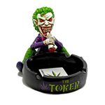 Fantasy Gifts The Toker Ashtray - Pot-Leaf Décor Resin Holds Keys Ticket Stubs and More