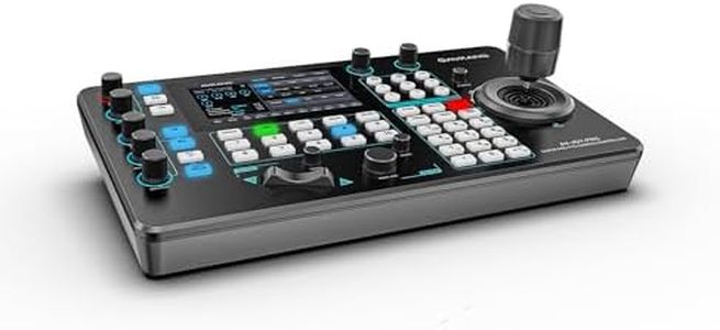 AVKANS NDI Camera, 20X Broadcast Live Streaming PTZ Camera for Church and Live Production, NDI HX2 (20X Zoom and Wall Mount)