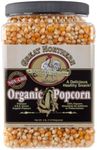 Organic Popcorn Kernels - 4lb Resealable Bulk Jug of Yellow Gourmet Popping Corn for Microwave, Stovetop, and Popper Machine by Great Northern Popcorn