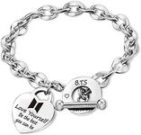 University Trendz Kpop Bangtan Boys Love Bracelet - Love Yourself BTS Army Charm Bracelet for BT Lover Fans/Boys/Girls