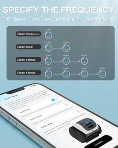 WYBOT E1-A Robotic Pool Vacuum – Inground Pool Cleaner