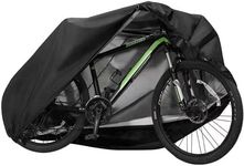 Extra Large Waterproof Bike Cover with Lock Holes - Premium 210D Oxford Fabric, UV-Resistant Outdoor Protection for Mountain, Road, Electric Bikes - Includes Storage Bag, Pack of 1