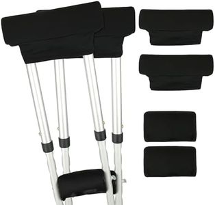 Premium Crutch Pads & Hand Grips,Universal Underarm Crutch Pad Cover Set,Comfortable and Breathable Accessories for Adult and Teen Walking Canes