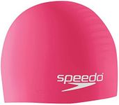 Speedo Unisex Silicone Swim Cap, Pi