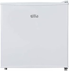 Kuhla Mini Freezer 31 Litre Capacity White Freestanding Table Top Small Freezer with Adjustable Feet, Removable Shelf & Reversible Door KTTFZ0E5W