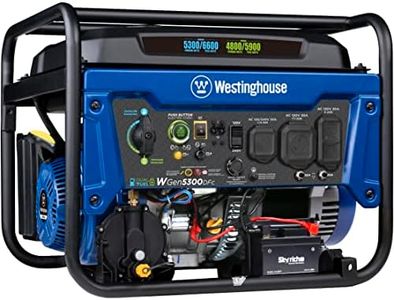 Westinghouse 6600W Dual Fuel Portable Generator
