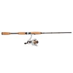 Pflueger 6' Monarch Spinning Rod Combo, 2-Piece Graphite Rod, Size 30 Reel, Right/Left Handle Position, Lightweight and Corrosion-Resistant, Aluminum Spool, Disc Drag System