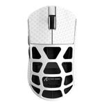 ATTACK SHARK R3 Wireless Gaming Mouse with Griptape, BT/2.4Ghz/Wired Computer Mouse, PAW3395 26K DPI Optical Sensor, Programmable Buttons, Gaming Accessories for PC/Laptop/Mac (White)