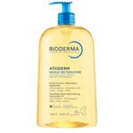 Bioderma Atoderm Shower Oil, Cleansing Oil For Face & Body, Nourishing Cleansing Oil For Dry to Atopic Sensitive Skin For Softer & Smooth Skin For Your Whole Family