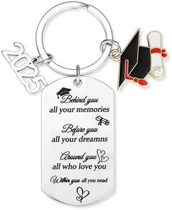 Allaugh Keychain Graduation Gifts for Her Him: High School Seniors College Graduation Gift Class of 2025 - Ideas Key Chain Students