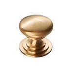 Carlisle Brass M47 M47BSB FTD Victorian KNOB 32MM, Satin Brass