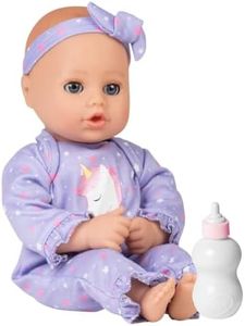 ADORA Playtime Baby Doll Unicorn Glitter, 13 inch Soft Doll, Open/Close Eyes, Best Baby Girl Gift for Age 1+