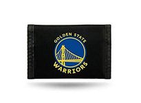 Rico Industries NBA Golden State Warriors Nylon Tri-Fold Wallet Nylon Tri-Fold Wallet, 3' x 5'