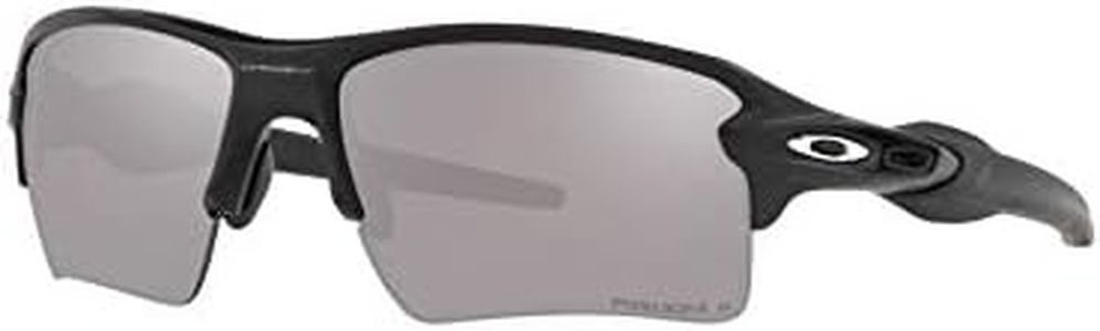Oakley Mens OO9188 Flak 2.0 XL Rectangular Sunglasses, Matte Black/Prizm Black Polarized, 59 mm