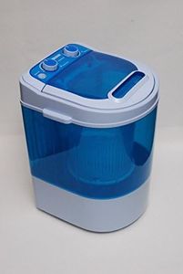 LEISURE DIRECT ® 230V MINI 3KG CAPACITY PORTABLE WASHING MACHINE FOR STUDENTS + SPIN DRY FUNCTION