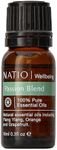 Natio Australia Wellbeing Pure Essential Oil Blend - Passion 10ml - Stimulating Ylang Ylang, Orange and Grapefruit to Help Enhance the Senses - 100% Pure Essential Oil Blend - Made in Australia