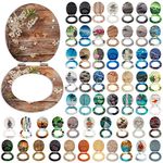 SG Traders® Toilet Seat with Soft Close - Wooden Toilet Seat Cover with Zinc Alloy Hinges, Comfortable Toilet Seat Covers with Colorful Designs Easy to Install, Assembly (Jasmine)