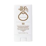 Sun Bum Mineral SPF 50 Sunscreen Face Stick | Vegan and Hawaii 104 Act Compliant (Octinoxate & Oxybenzone Free) Broad Spectrum Natural Sunscreen with UVA/UVB Protection | .45 oz