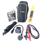 Martindale FD650 - Elite Professional Digital Fuse Finder Kit, Makes Tracing Of Fuses Simple, Fuse Finder Features A Non-Contact Voltage Indicator/Detector/Votlstick, Useable Without A Power Socket, Comes With Transmitter & Receiver, Mains Plug, Two Wire Test Leads, from Testermans