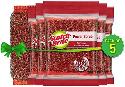 Scotch-Brite Stainless Steel Steel Loops Power Scrub- Pack of 5