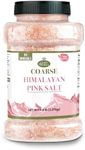 Good Tierra Himalayan Pink Salt in Jar - Coarse, 5 lb - Ideal for Bath Salt, Table Salt Grinders, and Spice Jars