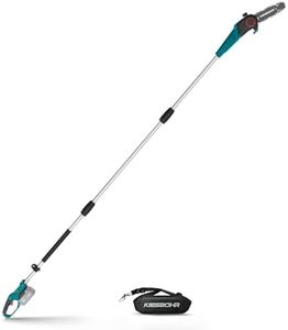 KIESBOHR Akku Hochentaster Kompatibel mit Makita 18V-Akkus, CSH001 Akku Astsäge Teleskop, 8 Zoll Kettensäge mit Verlängerung, 20 cm Schwertlänge, Motorkopf mit 15° Neigung (ohne Akku)