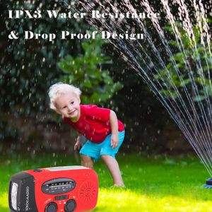 Wind Up Emergency Radio – 2000mAh Rechargeable Hand Crank