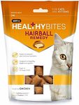 Healthy Bites Hairball Remedy 3x65g Packets Total 195g - For Cats & Kttens Helps to Prevent and Remove Hairballs