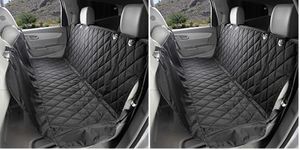 4Knines Dog Seat Cover with Hammock for Cars and SUVs - Heavy Duty, Non Slip, Waterproof