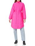 Amazon Essentials Women's Quilted Coat (Available in Plus Size), Neon Pink, Medium