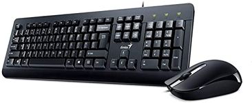 Genius KM-160 Wired Keyboard and Mouse Combo Black