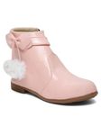 Tiny Bugs Girls Ankle Length Pink Boots for 2.5 Years to 9 Years Old Girls -TBGLBTPK0500-32