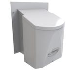 Ventilation Maximum 6in Wall Exhaust/Intake Trap with Patented Internal Back-Draft Damper, Galv Steel (White)