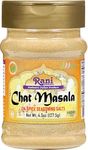 Rani Chat Masala (14 Spice Seasoning Salt) Tangy Indian Seasoning 4.5oz (127.5g) PET Jar ~ All Natural | No MSG | Vegan | No Colors | Gluten Friendly | NON-GMO | Kosher | Indian Origin